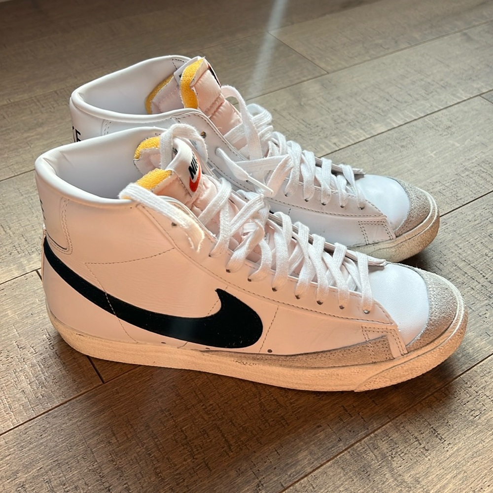 Nike Blazers worn once